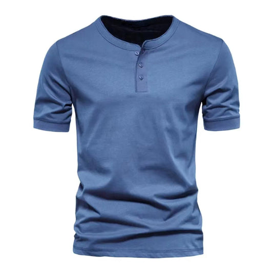 Azure Henley Tee